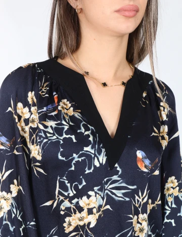 Bluza Zara, bleumarin Albastru