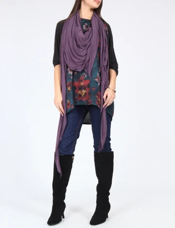 Esarfa Bershka, mov Mov