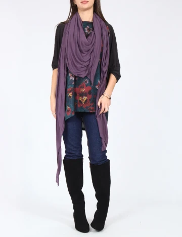 Esarfa Bershka, mov Mov