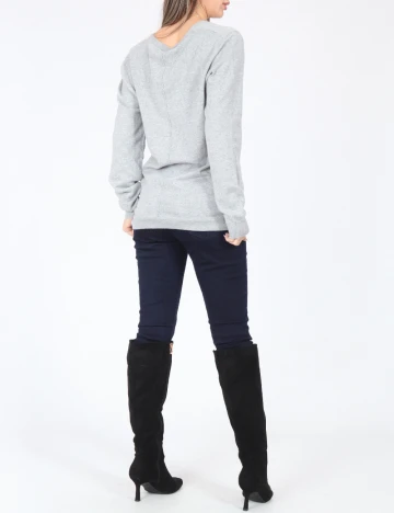 Cardigan Bershka, gri Gri