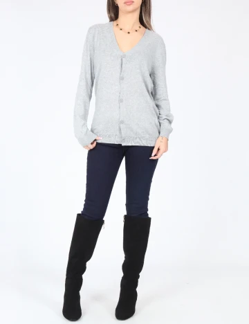 Cardigan Bershka, gri Gri