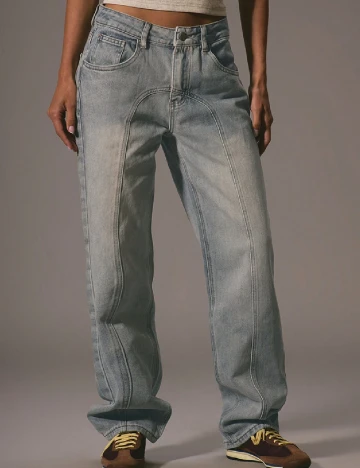 Blugi Musera, albastru deschis