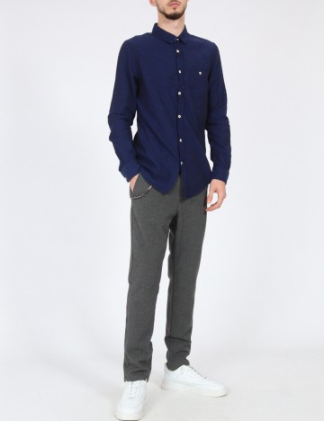 Camasa Bershka, bleumarin