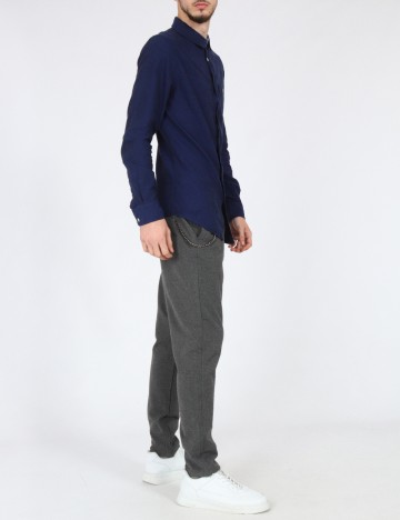 Camasa Bershka, bleumarin