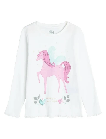 Pijama Cool Club, alb Alb