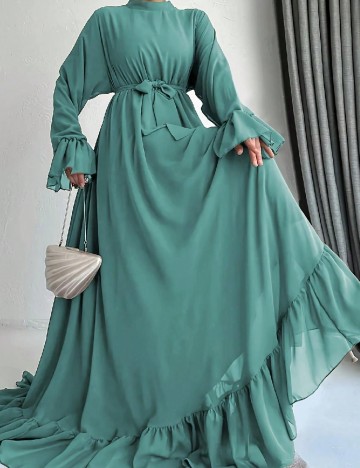 
						Rochie lunga SHEIN, verde