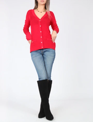 Cardigan Zara, rosu Rosu