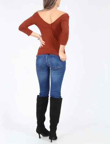 Bluza Bershka, caramiziu Maro