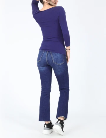 Bluza Bershka, bleumarin Albastru