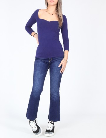 Bluza Bershka, bleumarin