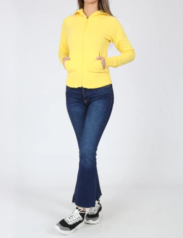 Hanorac Zara, galben Galben