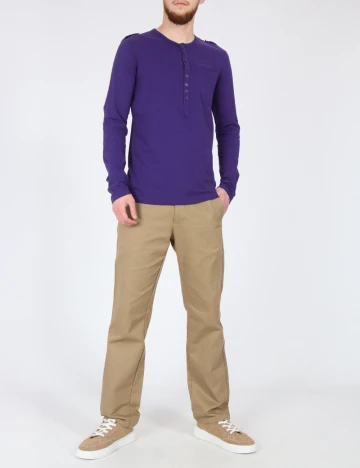 Bluza Bershka, albastru Albastru