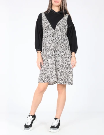 Set rochie si bluza Zara, alb/negru Alb