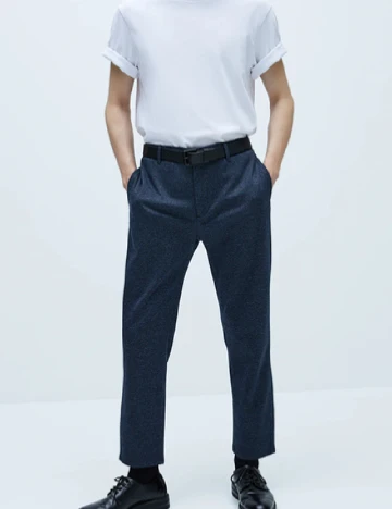 Pantaloni Zara, bleumarin