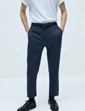 Pantaloni Zara, bleumarin