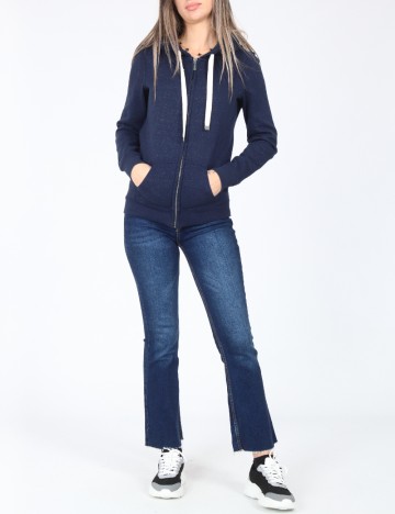 Hanorac Bershka, bleumarin