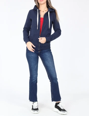 Hanorac Bershka, bleumarin Albastru