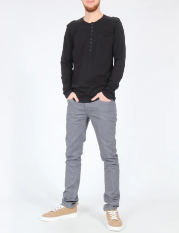 Bluza Bershka, negru Negru