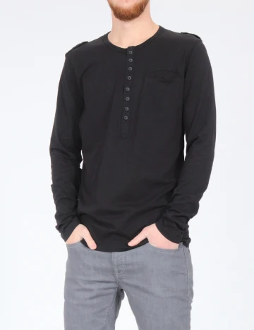 Bluza Bershka, negru Negru