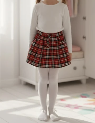 Fusta Zara, rosu Rosu