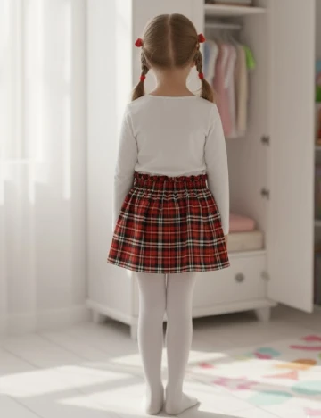 Fusta Zara, rosu Rosu