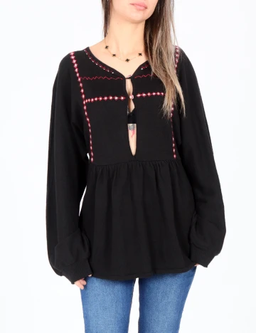 Bluza Zara, negru Negru