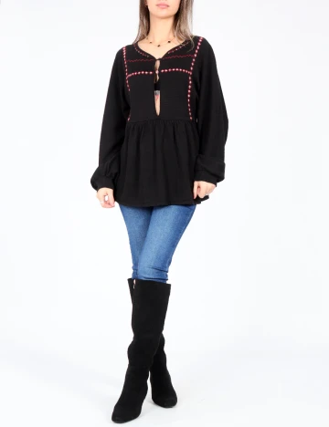 Bluza Zara, negru Negru