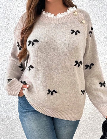 
						Bluza SHEIN, bej/negru