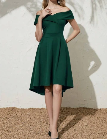 Rochie scurta SHEIN, verde