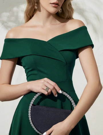 Rochie scurta SHEIN, verde