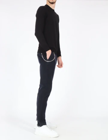 Pantaloni Zara, bleumarin Albastru