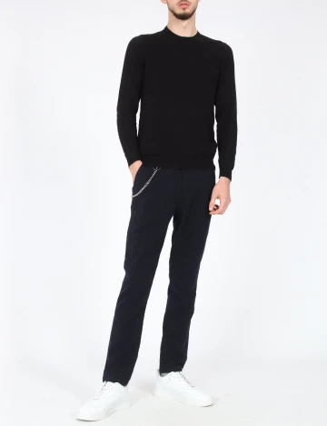 Pantaloni Zara, bleumarin Albastru