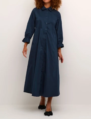 Rochie lunga Culture, bleumarin inchis