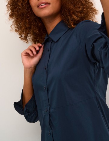 Rochie lunga Culture, bleumarin inchis