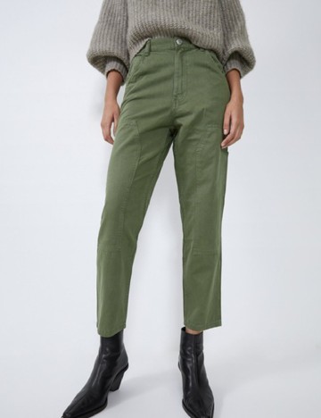 Pantaloni Zara, verde