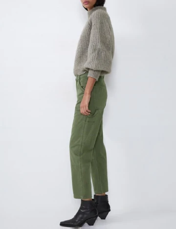 Pantaloni Zara, verde