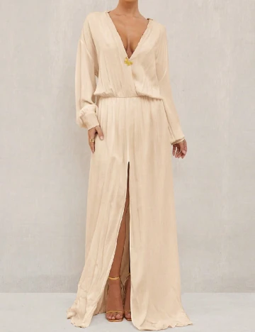 Rochie lunga SHEIN, bej