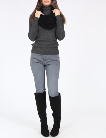 Fular Circular Zara, negru