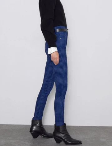 Pantaloni Zara, albastru