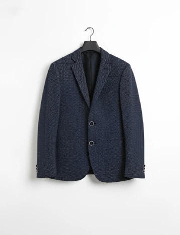 Sacou Zara, bleumarin Albastru