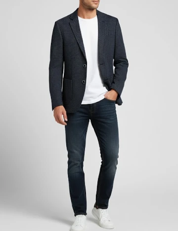 Sacou Zara, bleumarin Albastru