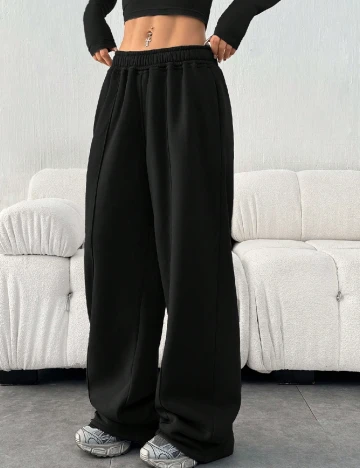 Pantaloni SHEIN, negru