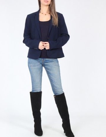 
						Sacou Bershka, bleumarin