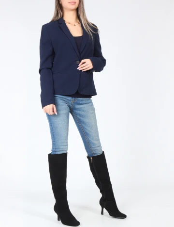 Sacou Bershka, bleumarin Albastru