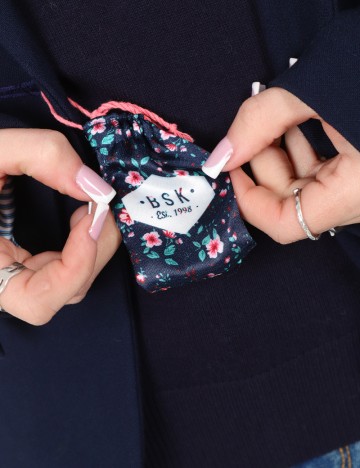 Sacou Bershka, bleumarin