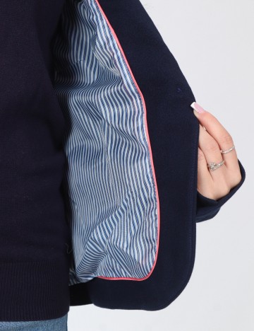 Sacou Bershka, bleumarin