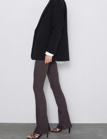 Pantaloni Zara, maro