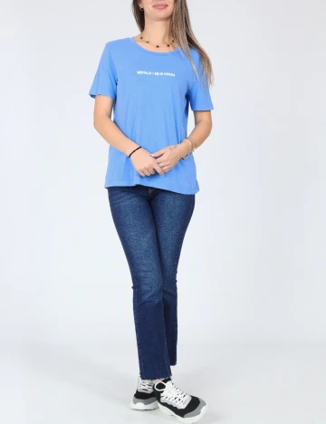 Tricou Zara, albastru Albastru