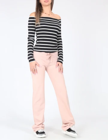 Pantaloni Zara, roz Roz