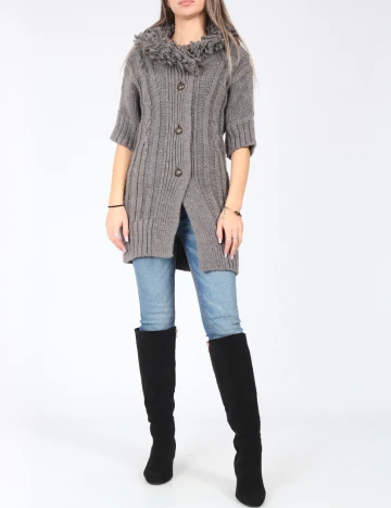 Cardigan Zara, gri Gri